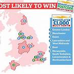 postcode lottery winners map
